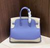 High-end Custom Top Layer Swift Cowhide Lace Edge Genuine Leather Women's Bag Patchwork High-end Handbag