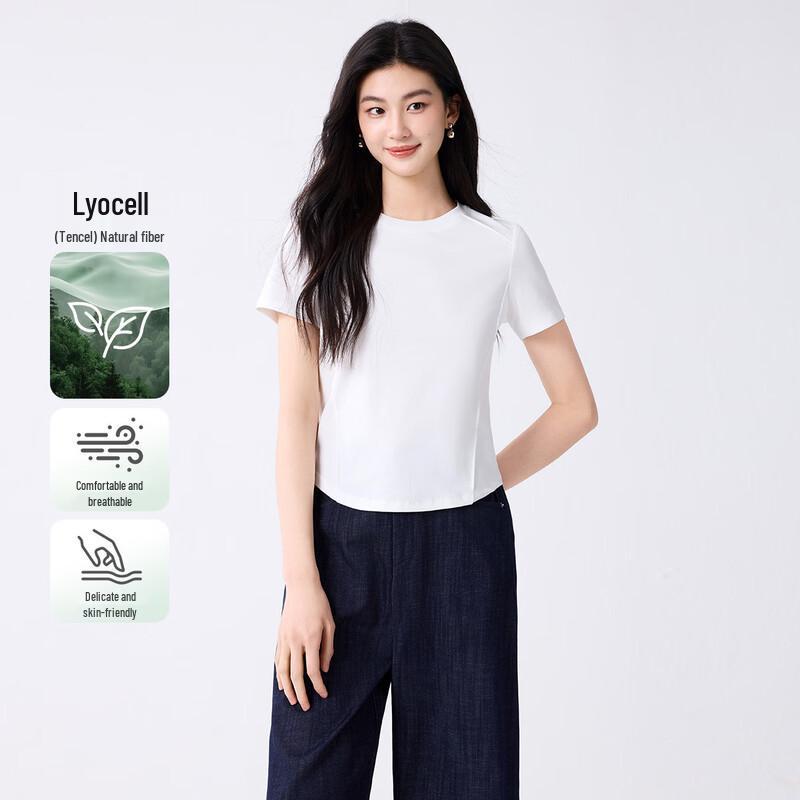 FivePlus Women s Basic Solid T-Shirt S