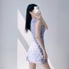 French pure desire wind contrasting color bow V-neck floral dress women's summer sweet babes sexy waist A-word short skirt
