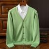 Classic V-neck Cardigan Men's Sweater Loose Trend All-match Sweater Jacket Top Cardigan