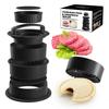 ABS Hamburger Meat Compactor,sandwich Cutting,4 In 1 Meat Press+sandwich Press Kitchen Tool,manual Meat Patty Pressing Mold
