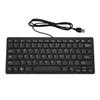 Spot Small Wired Mini Chocolate Keyboard - USB Portable, Multilingual Support (German, Russian, Japanese, etc.)