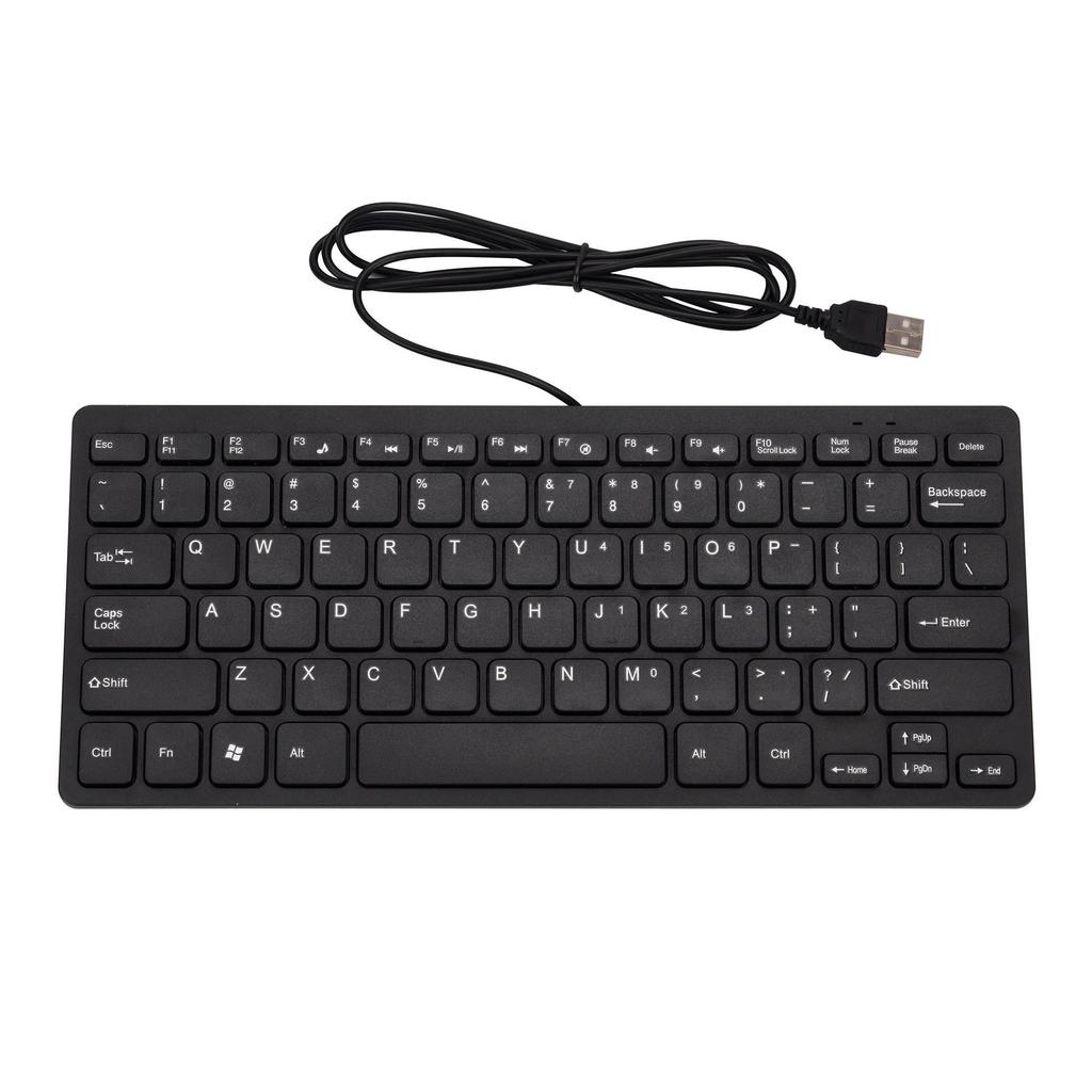 Spot Small Wired Mini Chocolate Keyboard - USB Portable, Multilingual Support (German, Russian, Japanese, etc.)