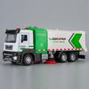 Sanitation Garbage Music Toy with Light & Truck Scale Realistic Street Sweeper Model Ornament No Battery
