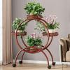 Movable Multi-tier Flower Pot Stand with Wheels