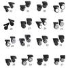 1Pair Luggage Wheels Suitcase Replacement Wheel Roller Hardware Repairing Kit 360 Degree Spinner Caster Heavy Duty Wheel