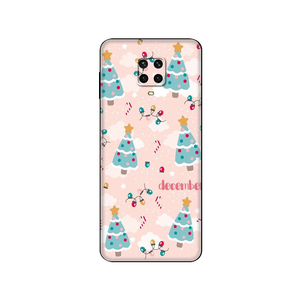 Black tpu Case For Xiaomi Redmi 7A 8 8A 9 9A 9C Case Redmi Note 8T 8 Pro T Note 9 9S 9 Pro Case Christmas New Year