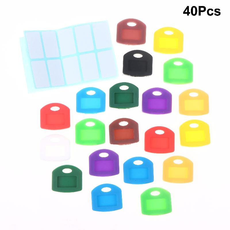 Copri chiavi colorati in silicone per una facile identificazione - Etichette identificative flessibili e resistenti per organizzare le chiavi