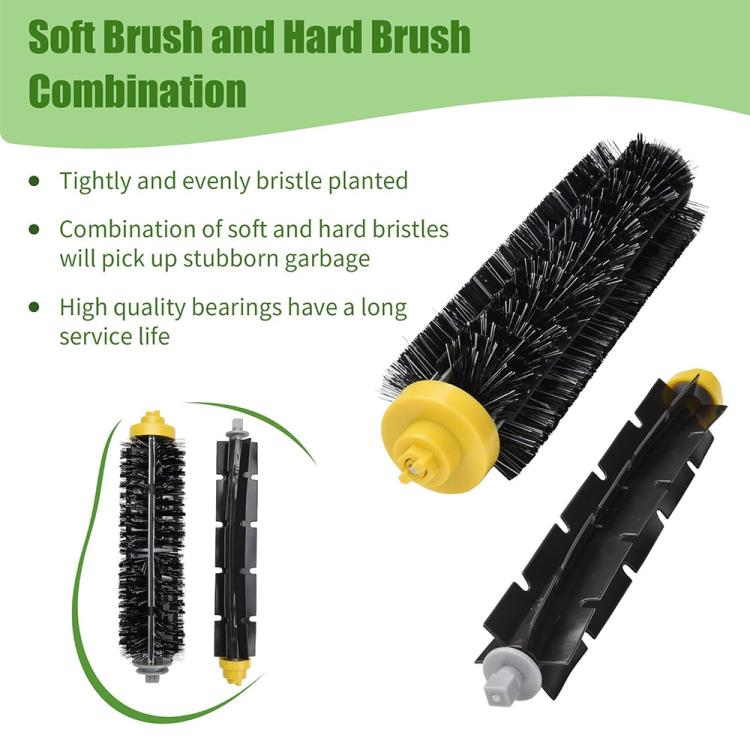 JUNSUNMAY 14pcs/Set Sweeper Replacement Parts Kit for iRobot Roomba 700 Series