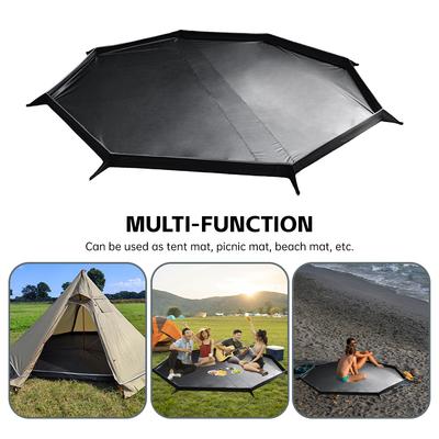 Tapis de sol de tente pyramide, tapis de sol imperméable, tapis de pique-nique, tapis de plage imperméable