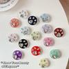 Rhinestone Cat Claw Solid Color Ring Round Telescopic Mobile Phone Airbag Bracket Paste Niche Girl Decoration