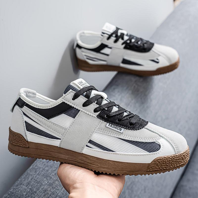 Breathable Color Block Casual Mens Daily Comfortable Fashion Low Top Sneakers