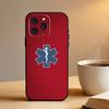 Custodia per Telefono Ambulanza EMT EMS Per iPhone 16,15,14,13,12,17,Pro Max,Plus Custodia Nera in Silicone