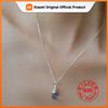 Silver Color Blue Waterdrop Shape Chain Choker Necklace For Women Wide Fine Jewelry Wedding Party Birthday Gift