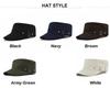 Hat Men's Flat Military Hat Is Simple And Versatile, Middle-Aged Hat Spring And Autumn Duck Tongue Casual Fashion New Style