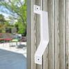2Pcs Elegant Sliding Barn Door Handles 6.10Inch Aluminum Alloy Pull Accessory for Kitchen Cabinets and Furniture Door