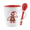 MidOcean Claus 250ml Mug & Spoon Set