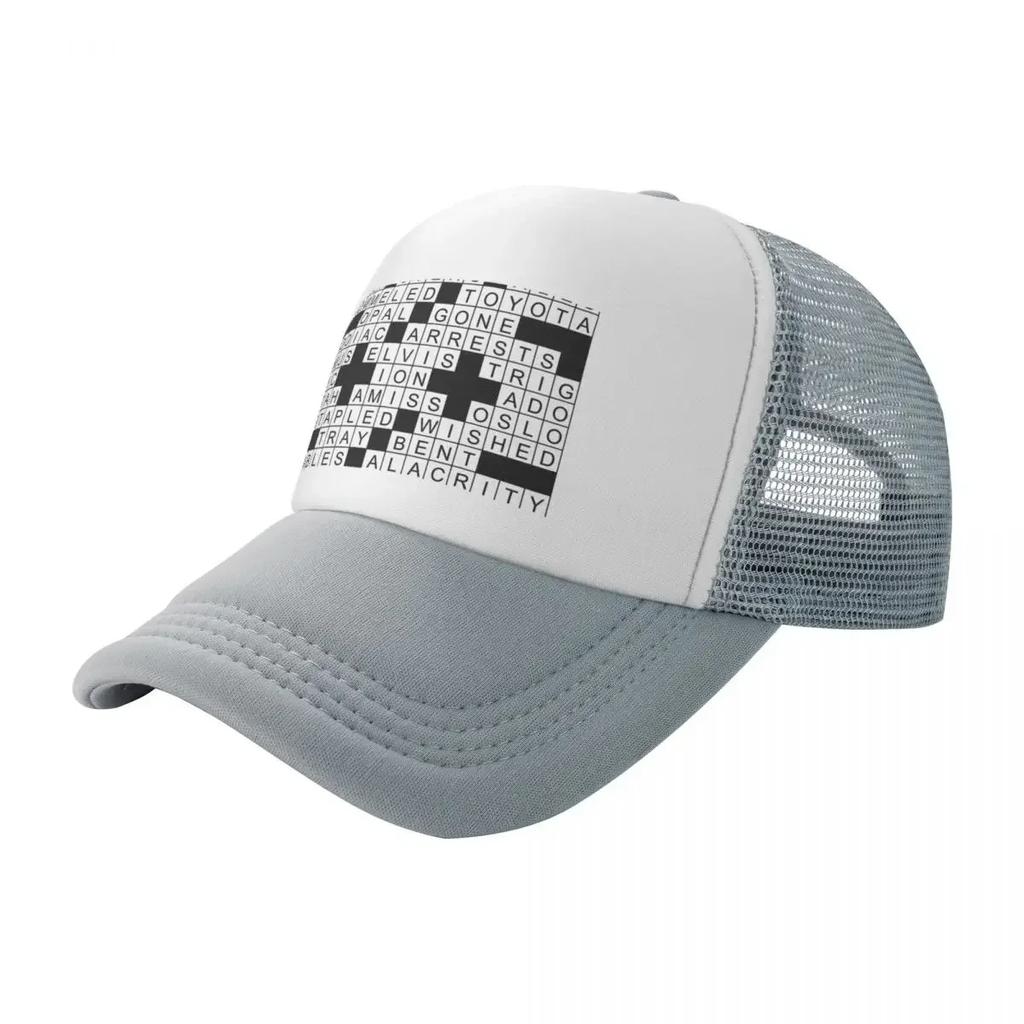 Crossword Puzzle Page With Solutions Baseball Cap Hat Man For The Sun Rugby Luxury Hat Beach Outing Hats Man Womens