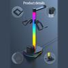 Game Controller Charging Dock Base With Led Lighting And Headphone Holder For P5 Organized Gaming Setups