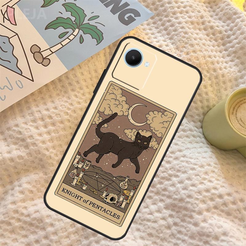 The Empress Tarot Cat Art Print Case For Realme C71 C75 C61 C53 C55 C33 C63 C51 C65 C67 11 12 13 14 Pro Plus GT6 GT7 15 Pro