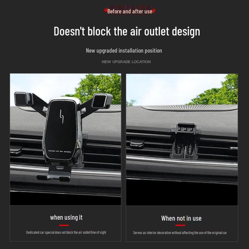 Wireless Charging Navigation Phone Holder for 19-22 Dongfeng AX7/21AX7PRO