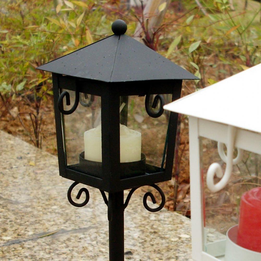 

Подсвечник Красивый романтический павильон Подставка для свечей Винтажная подставка для свечей белый