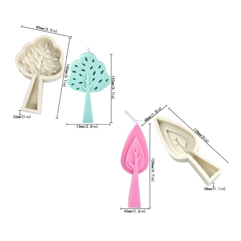 Flexible Silicone Mold Handmade Scented Candle Mould Irregular Shape Aromatherapys Jewelry Mold Home Decorations