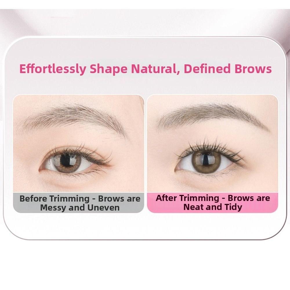 New Small Eyebrow Trimming Scissors Portable Natural Sharp Dead Skin Clippers Perfect Makeup Tools For Beginner Eyebrow Shaping