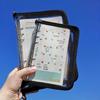 Wiederverwendbares transparentes Fotoalbum mit mehreren Fächern, A5, Sticker-Sammelbuch, Schule
