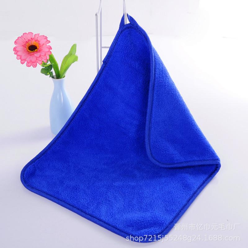Hangable High-density Coral Fleece Multi-functional Cleaning Towel Absorbs Water Without Shedding Hair, Kitchen and Household