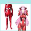 Levendig Rood Darling In The Franxx Zero Two 02 Cosplay Kostuum Met Perfecte Stiksels En Pasvorm