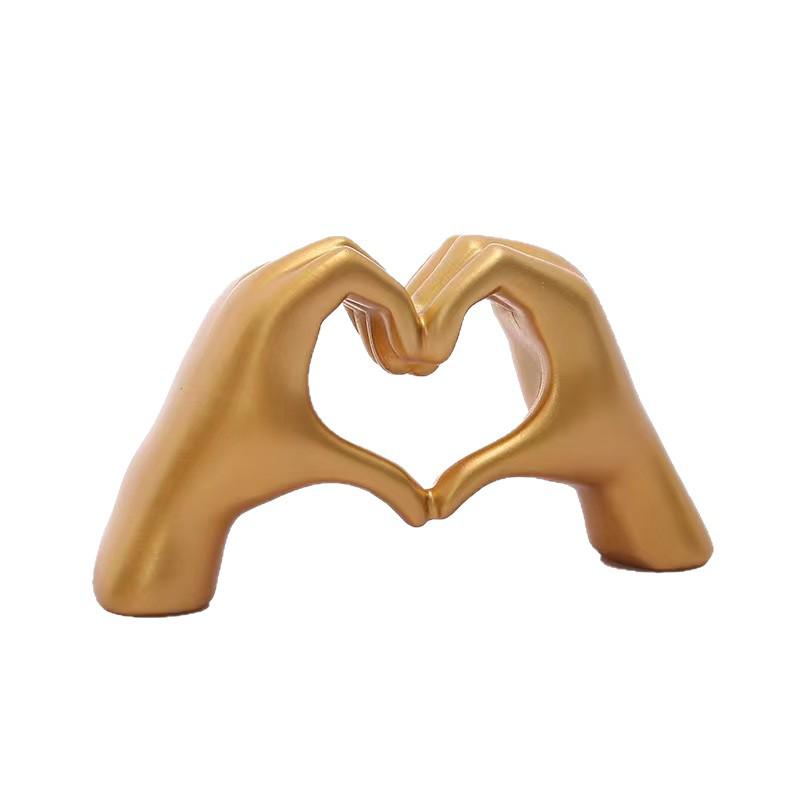 Heart-Shaped Love Ornament for Desktop - Perfect Valentine’s Day or Birthday Gift