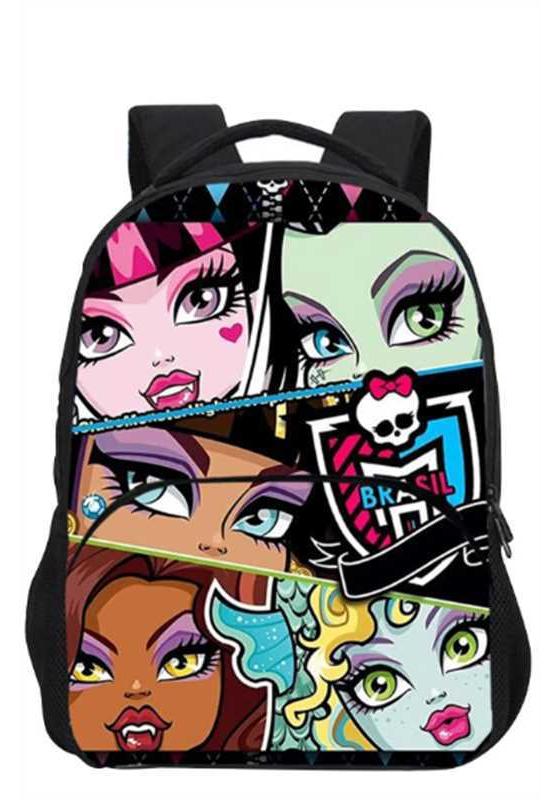 School Season Digital Printing Backpack Student Bag Large Capacity Children'S Messenger Bag Lunch Bag