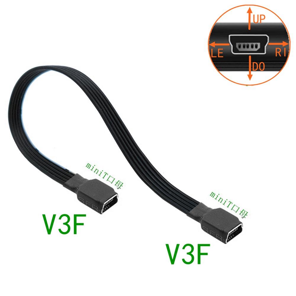 

5 см Мини USB 5-контактный Male-Female Удлинительный Адаптер 90 Градусов Влево и Вправо и Вверх и Вниз Угловой Мини USB Male Адаптер 5CM