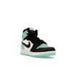 Pantofi sport pentru copii Air Jordan 1 Retro High OG GS Green Glow, albi și negri, FD1437-130