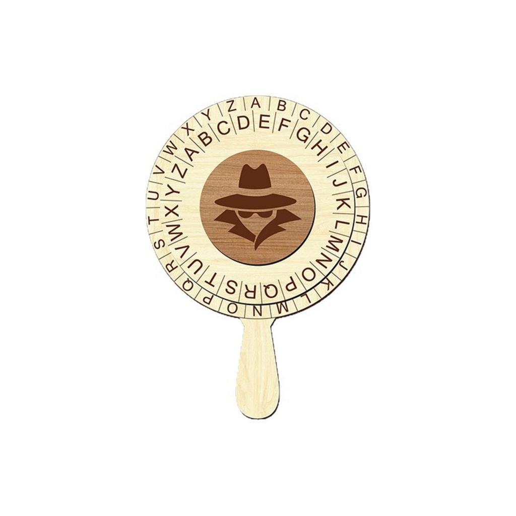 Creative Detective Spys Decoding Wheel Escape Room Decryption Wheel Festival Party Game Props