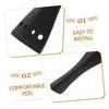 Toyvian Stained Ebony Violin Tailpiece, 4-Hole Replacement Violin Tailpiece, Replacement Violin Part