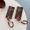 Leopard Print Lanyard Phone Case For Samsung Galaxy S24 S23 S22 S21 FE Ultra Plus A06 A05 A15 A25 A35 A55 A05S Soft Rope Cover