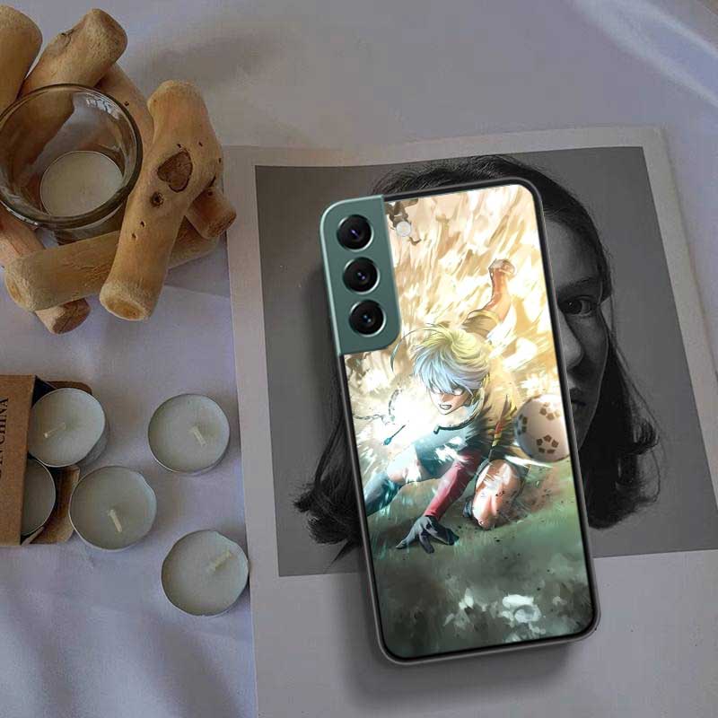 Blue Lock Anime Phone Case For Samsung Galaxy S22 S25 Ultra S21 S10 Plus S26 Edge S20 S23 S24 FE Cover Silicone Soft TPU Cle
