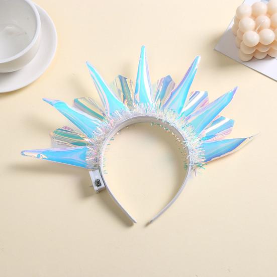 Luminous Headband LED Light Up Headwear Battery Powered Halloween Christmas Birthday Events Glow Hair Hoop Party Hair Accessory