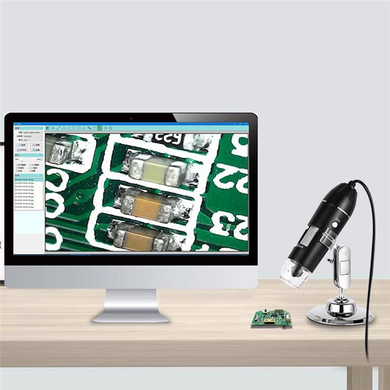 1600X 1000X 500X Digital Microscope Camera USB Microscope 1080P HD Microscope For Soldering Magnifier Cell Phone Repair