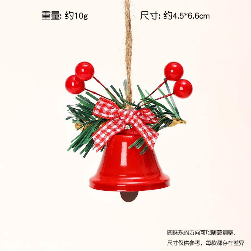 Christmas Wrought Iron Bell Ornaments, Christmas Tree Decorations, DIY Accessories, Props, Window Decorations