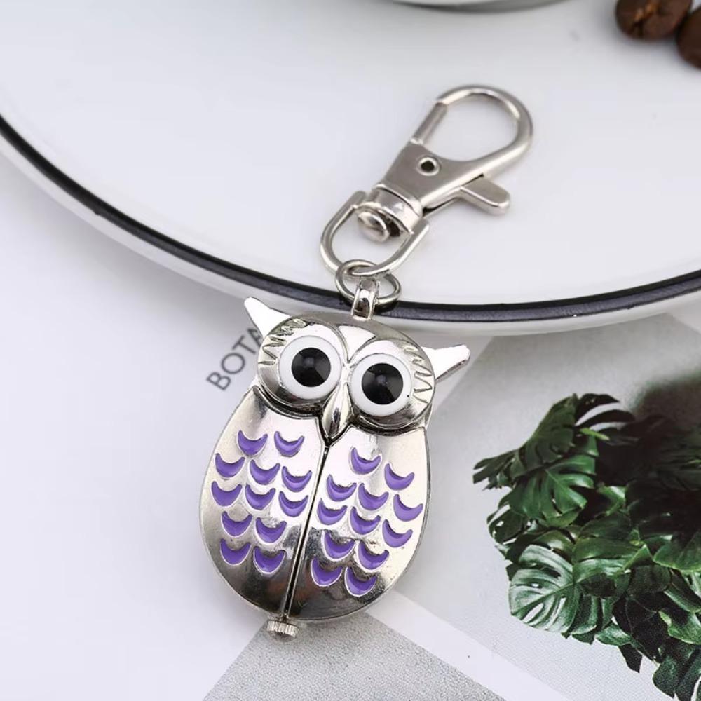 Small Necklace Hanging Watch Flip Style Children's Watches Keychain Pocket  Watch  Daily Wear