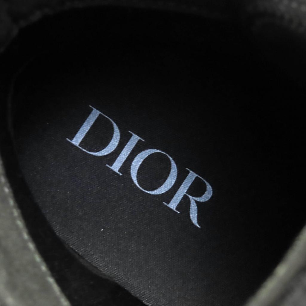 Pristine DIOR Sneakers alte B23 Logo Obliquo nere uomo 43 3SH126ZSA H969 Usate