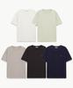 Kyuseu [2 Pack] Silket Cotton Logo Short Sleeve T-Shirt (5 Colors) (Type B)