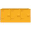 TV Stand Mustard Yellow 99 x 39 x 44 cm Steel