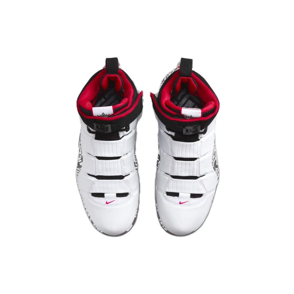 Nike Zoom LeBron 4 Graffiti 2023 Men Sneakers White Black University-Red DJ4888-100