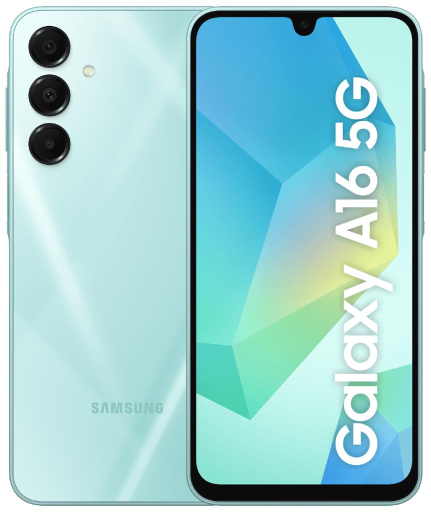 Etui Typu Portfel Do Samsung Galaxy A16 5G / A16 4G - Szary Pokrowiec Canvas + Szkło