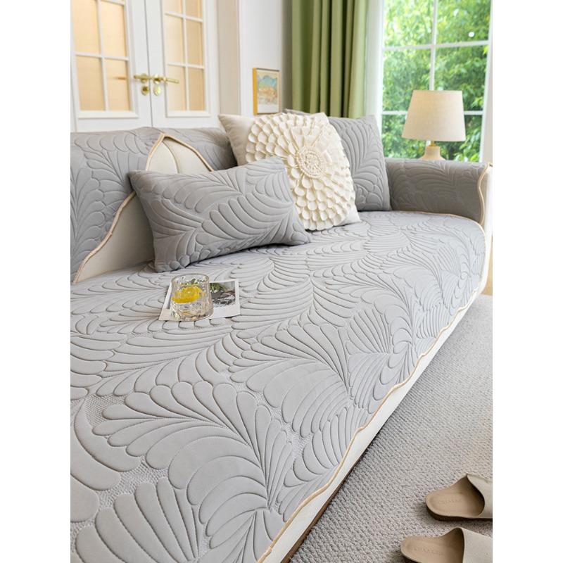 Sofa Cover Towel Latex Sofa Cushion Summer Ice Pad Cool Feeling Cushion Non-Slip Leather Sofa Cover