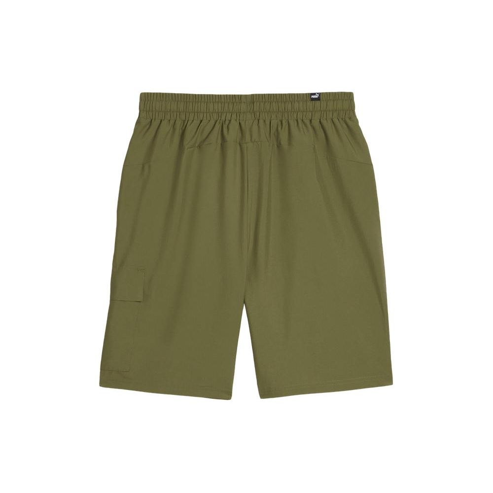 Puma Základní tkané cargo šortky 9" Pánské šortky Olivově zelené 682124-33